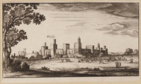 KG 00820
<br/>
Gezicht op Windsor Castle
<br/>
<em>Hollar, Wenzel (1607-1677)</em>